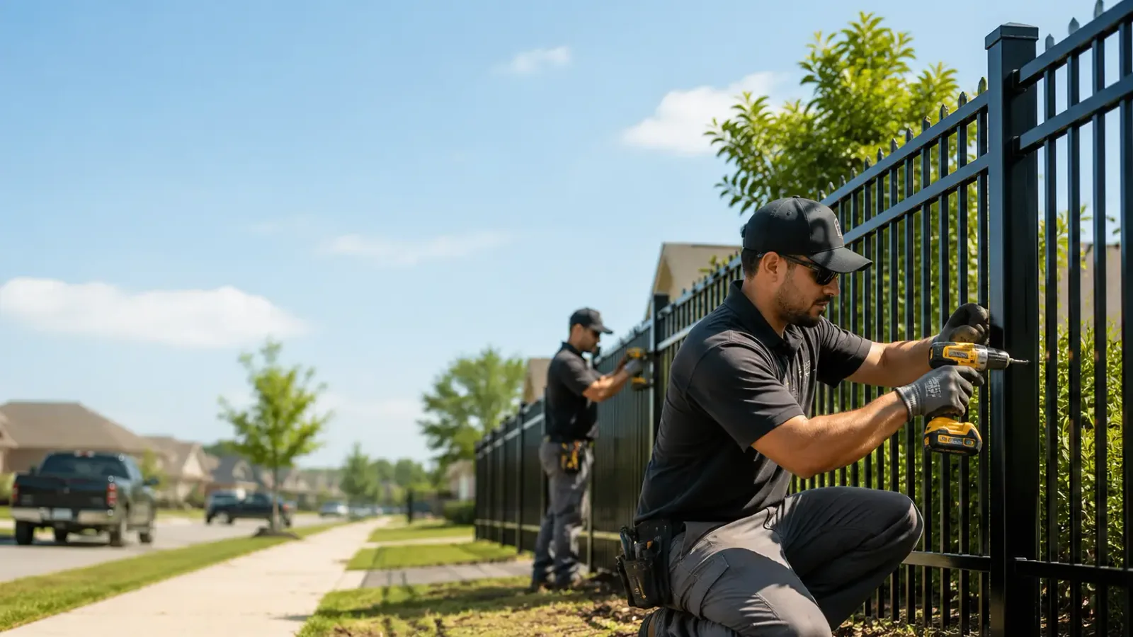 Metal Fence Installation in Bettendorf, IA